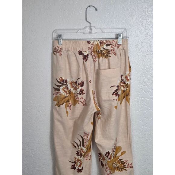 Urban Outfitters Zoey Floral Joggers Women's Small Cotton Pockets Elastic Waist - Picture 9 of 11